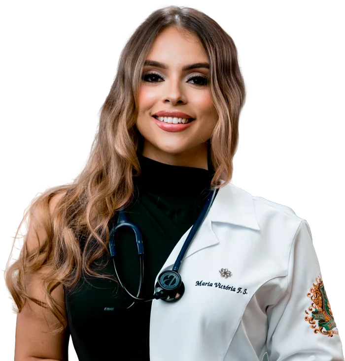 Maria Victória F. S., estudante do 7º período de Medicina